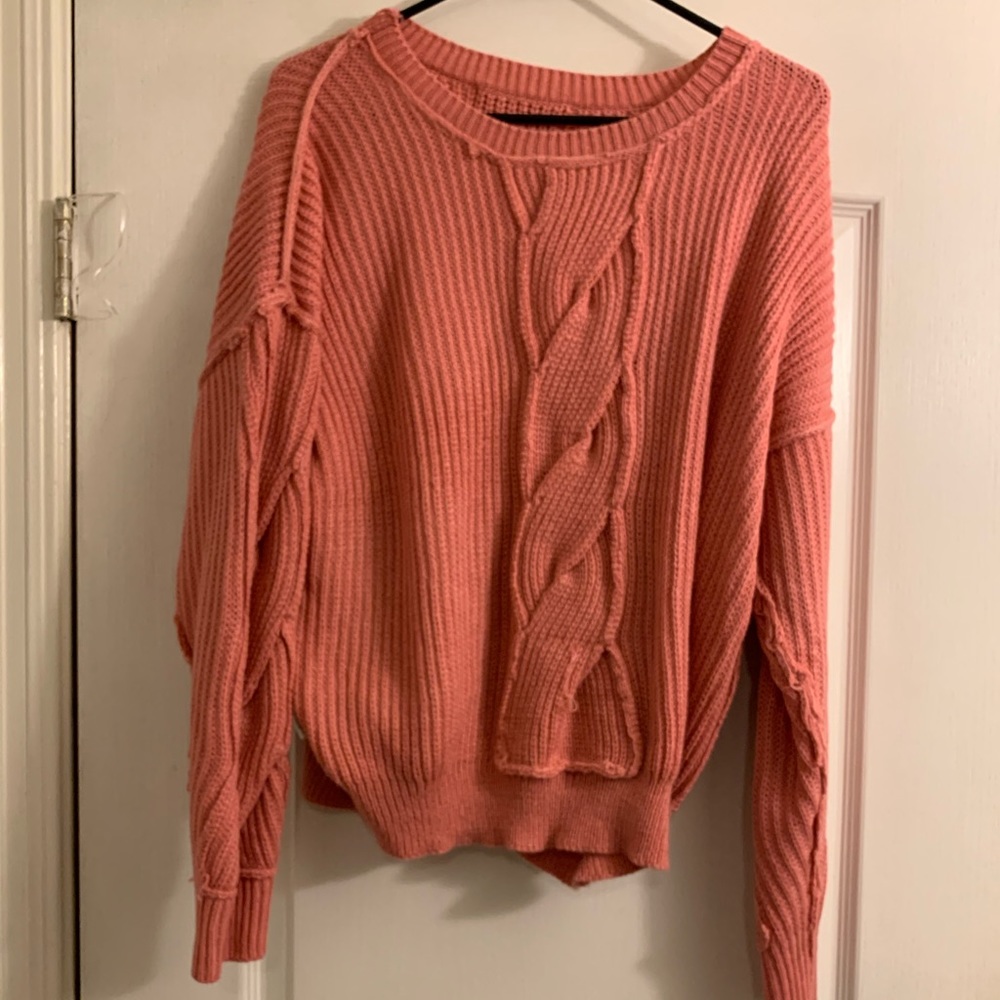 Pink sweater